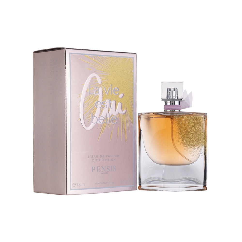 ادوپرفیوم زنانه پنسیس مدل لاوی بل طلایی 75 میل